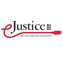 Logo eJutice - Mit der Zukunft verbunden